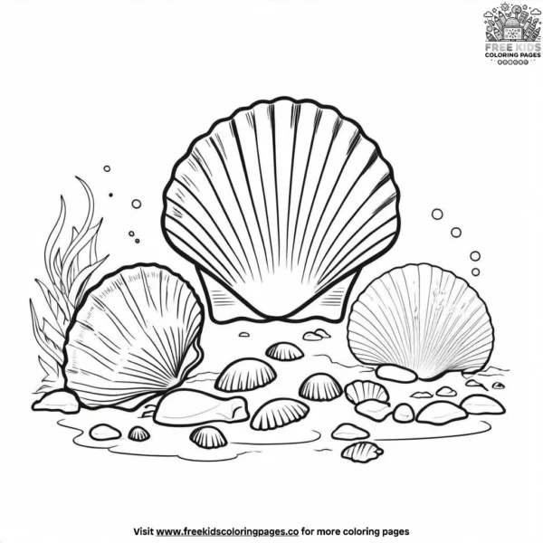 Beachcomber's finds coloring pages