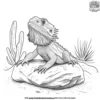 Bearded Dragon Coloring Pages