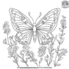 Beautiful Butterflies Coloring Pages