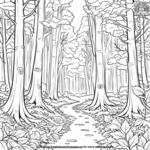 Beech Tree Beauty Coloring Pages