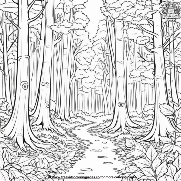 Beech tree beauty coloring pages