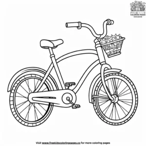 Bicycle Coloring Pages