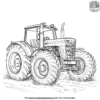 Big Wheel Tractor Coloring Pages