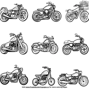 Bike Blast Coloring Pages