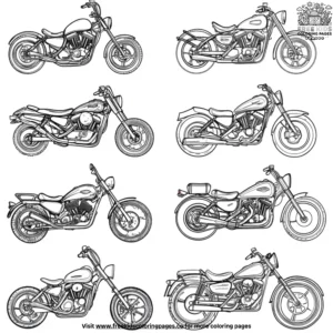 Bike Bonanza Coloring Pages