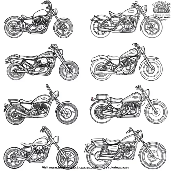 Bike bonanza coloring pages