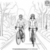 Bike Path Rules Coloring Pages