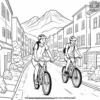 Biking Adventure Coloring Pages