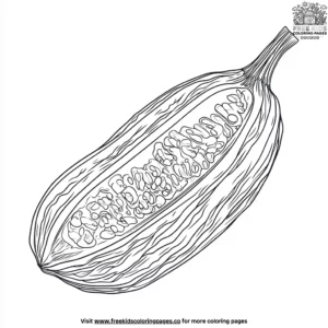 Bitter Melon Coloring Pages