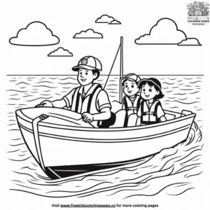 Boat Safety Coloring Pages