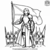 Brave Joan of Arc Coloring Pages