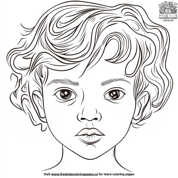 Brave and bold faces coloring pages