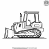 Bulldozer Coloring Pages