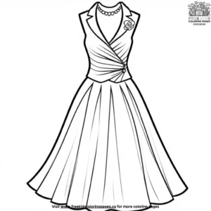 Business Attire Coloring Pages