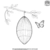 Butterfly Cocoon Coloring Pages