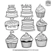 Cake Joy Coloring Pages