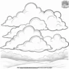 Calm Clouds Coloring Pages