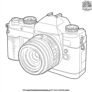 Camera Coloring Pages