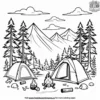 Camping Adventure Coloring Pages