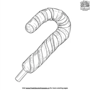 Candy cane fun coloring pages