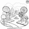 Candy Land Coloring Pages