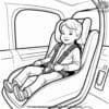 Car Seat Safety Coloring Pages