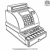 Cash Register Coloring Pages