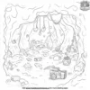 Cave of Hidden Treasures Coloring Pages