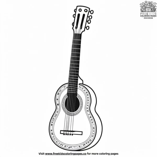 Charango coloring pages