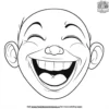 Cheerful Laughs Coloring Pages