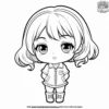 Chibi Anime Girl Coloring Pages