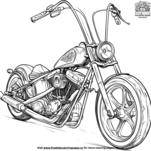 Chopper Champ Coloring Pages