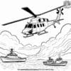 Chopper Champions Coloring Pages