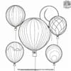 Circle Balloon Coloring Pages