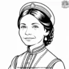 Clara Barton Coloring Pages