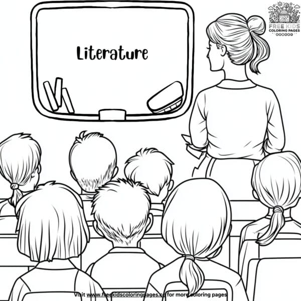 Classroom hero coloring pages