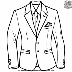 Classy Blazers Coloring Pages