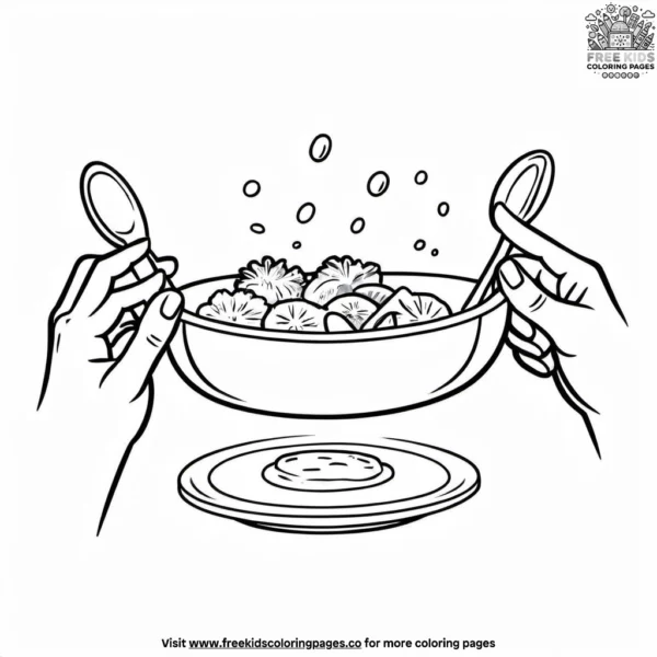 Clean hands, healthy life coloring pages