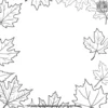 Colorful Autumn Leaves Coloring Pages