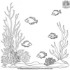 Colorful Ocean Reef Coloring Pages