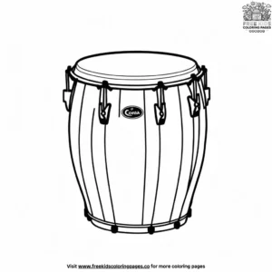 Conga Coloring Pages