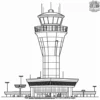 Control Tower Coloring Pages