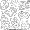 Cookie Decorating Contest Coloring Pages