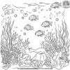 Coral Garden Coloring Pages