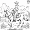 Cowboy Adventure Coloring Pages