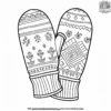 Cozy Mittens Coloring Pages