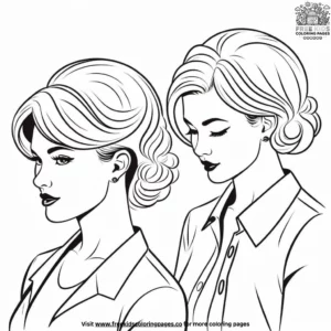 Creative Hairstylist Coloring Pages