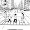 Crosswalk Champion Coloring Pages