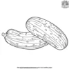 Cucumber Coloring Pages