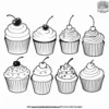 Cupcake Fun Coloring Pages